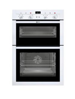 Neff U14M42W3Gb Built-In Double Electric Oven - White